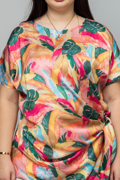 Tropical Print Top