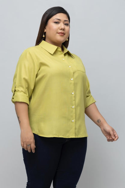 Women Formal Linen Shirt