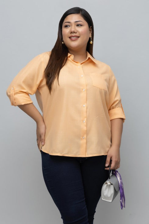 Women Formal Linen Shirt
