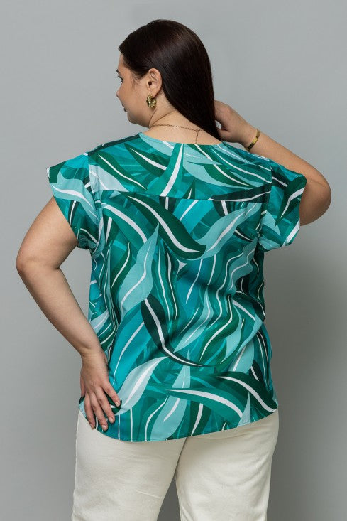 Ruffled Sleeves Top