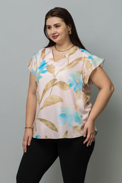 Ruffled Sleeves Top