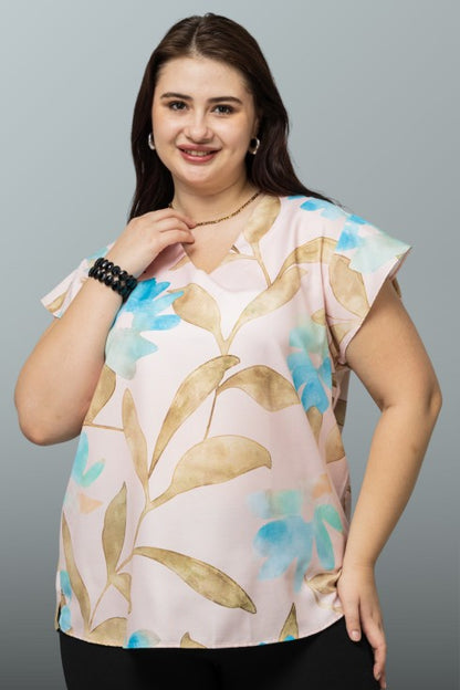 Ruffled Sleeves Top