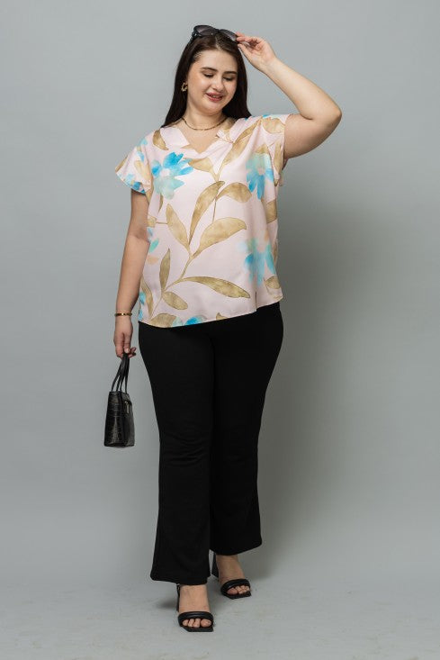 Ruffled Sleeves Top