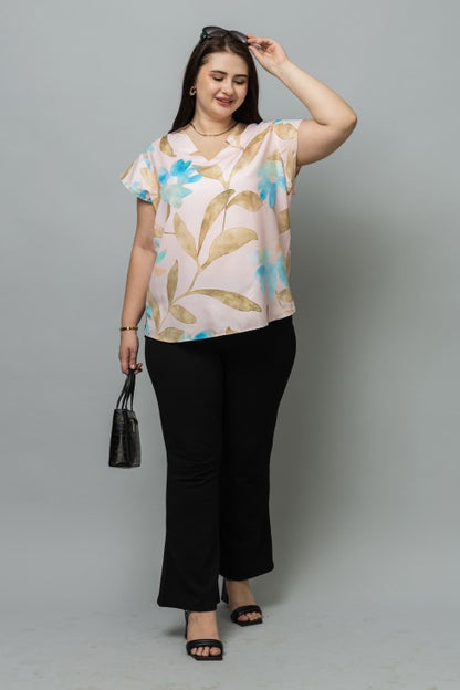 Ruffled Sleeves Top