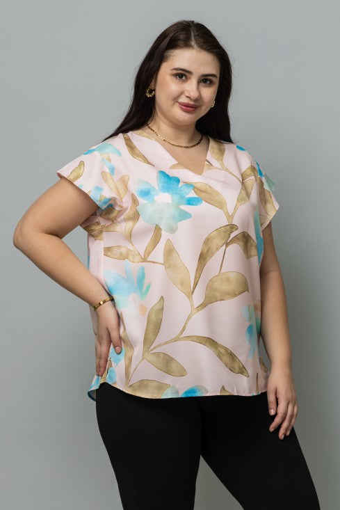Ruffled Sleeves Top