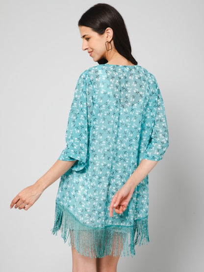 Floral printed Kimono