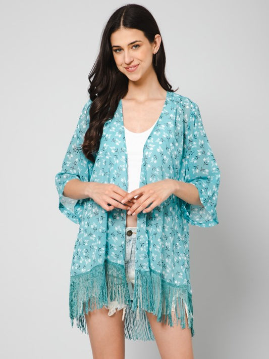 Floral printed Kimono