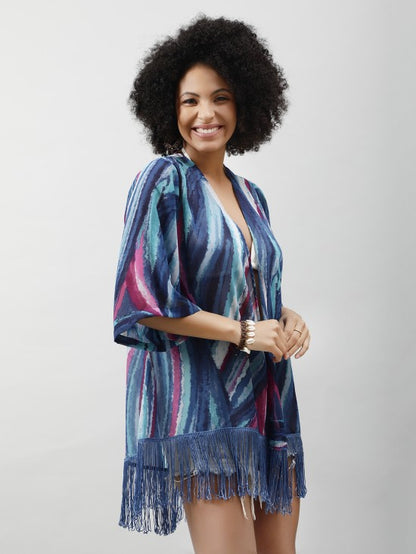 Printed Kimono