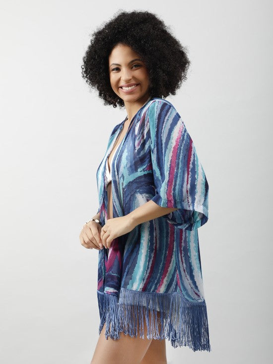 Printed Kimono