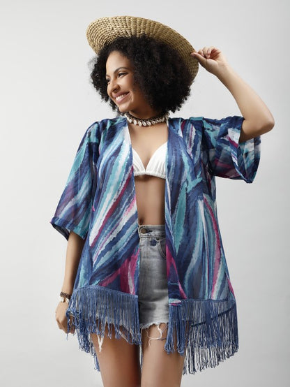 Printed Kimono