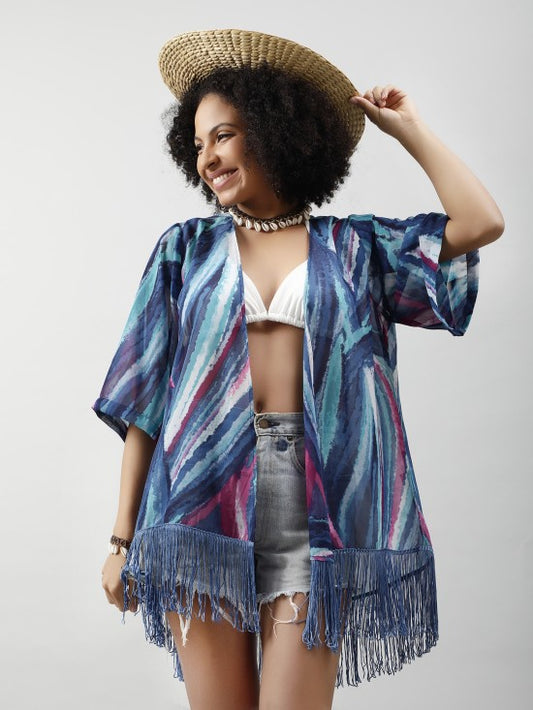 Printed Kimono