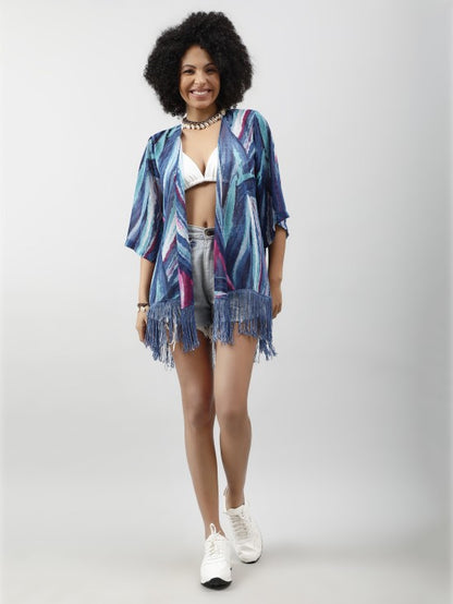 Printed Kimono