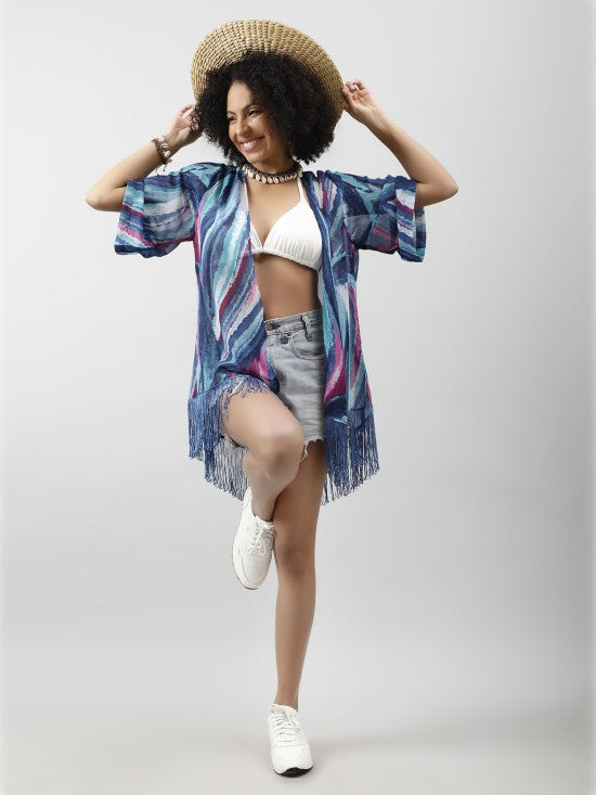 Printed Kimono