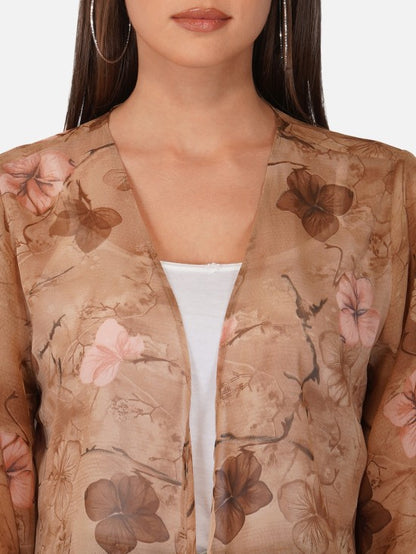 Floral printed Kimono