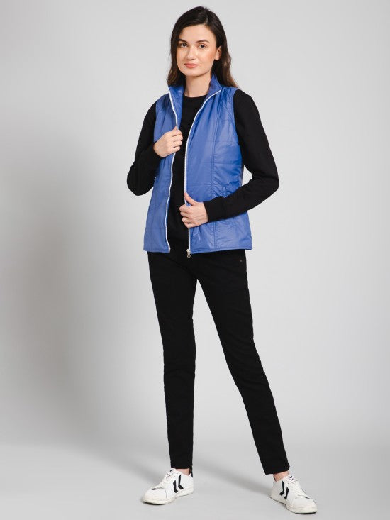 Sleeveless Quilted Jacket