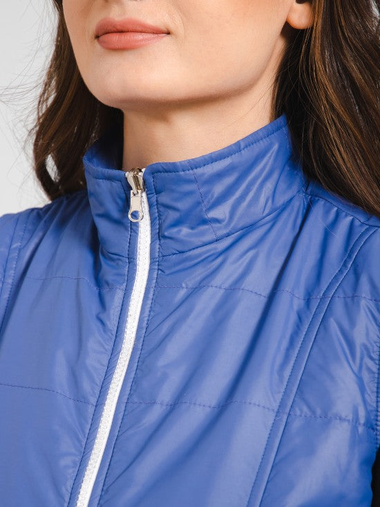 Sleeveless Quilted Jacket