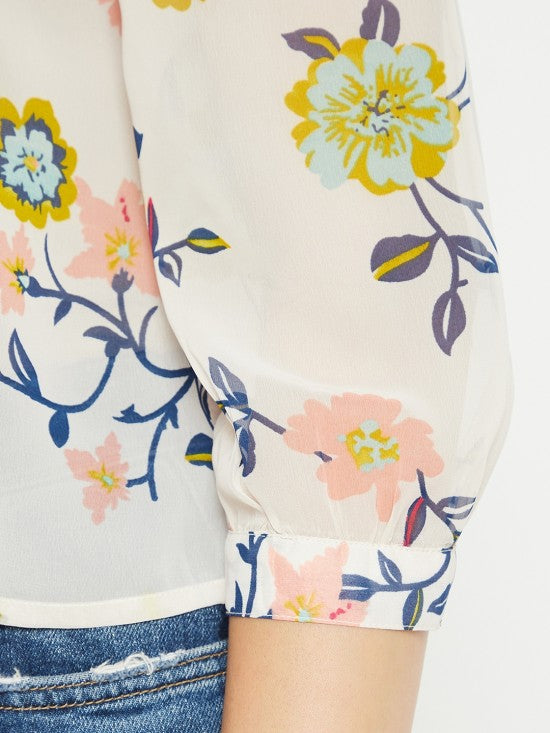 Floral printed Blouson Top