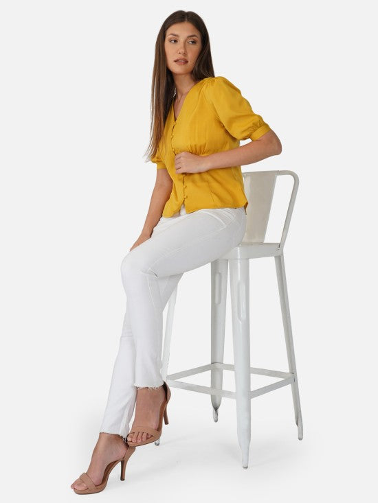 Collarless Shirt