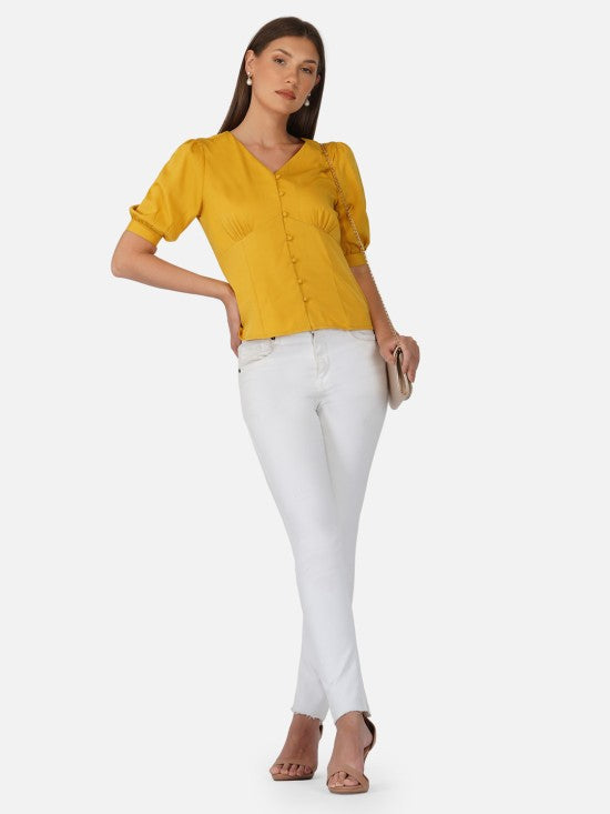 Collarless Shirt