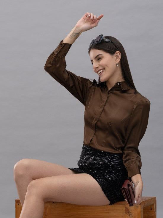 Satin Casual Shirt