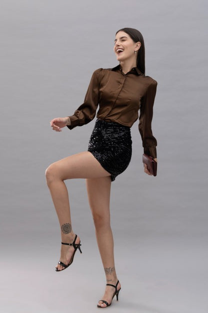 Satin Casual Shirt