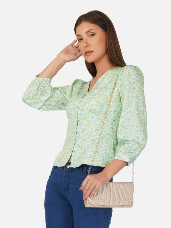 Collarless Shirt