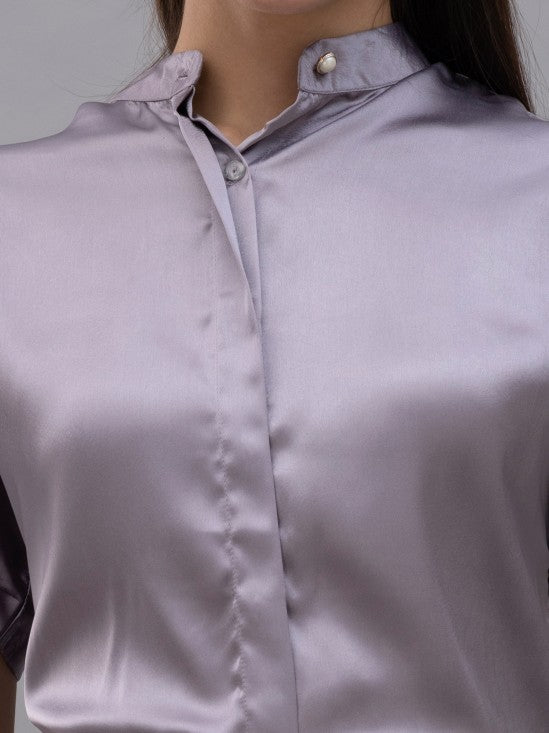 Casual Satin Shirt