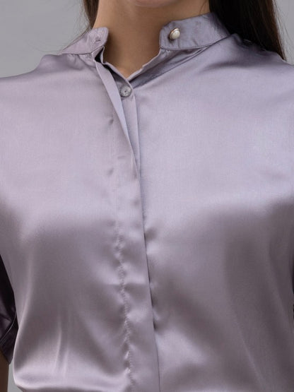 Casual Satin Shirt