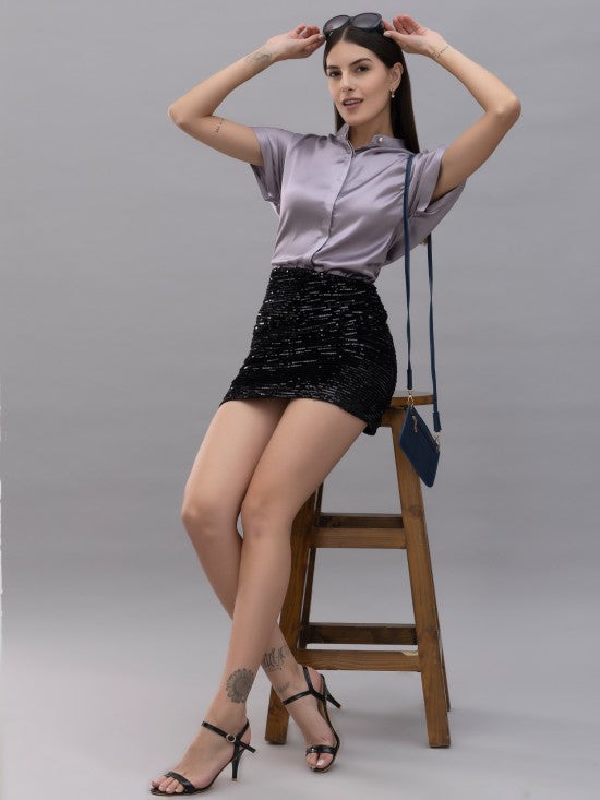 Casual Satin Shirt