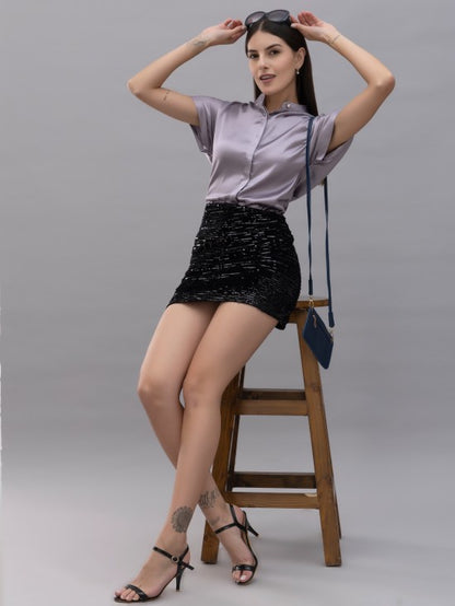 Casual Satin Shirt