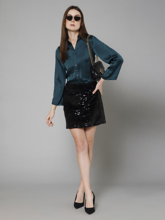 Casual Satin Shirt