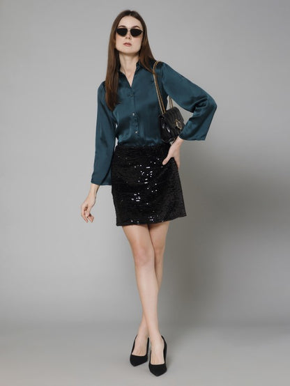 Casual Satin Shirt