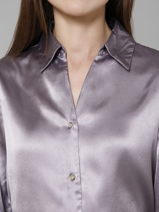 Casual Satin Shirt