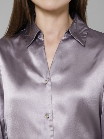 Casual Satin Shirt