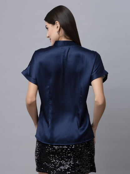 Half and Half Short Sleeves Shirt