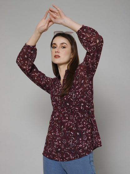 Cinched Waist Casual Top