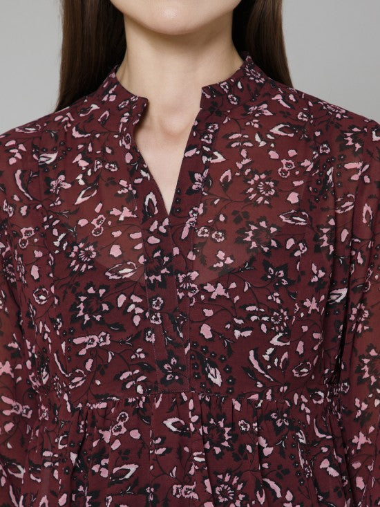 Cinched Waist Casual Top
