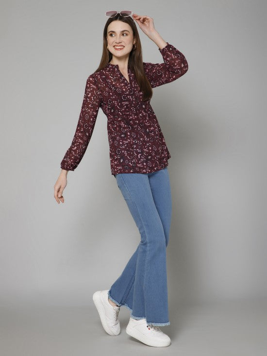 Cinched Waist Casual Top