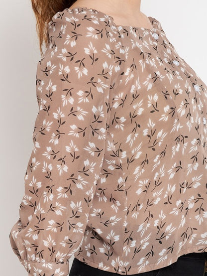 Floral printed Blouson Top