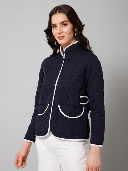 Solid Quilted Jacket
