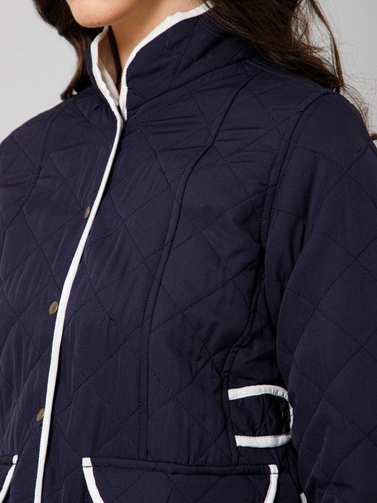 Solid Quilted Jacket