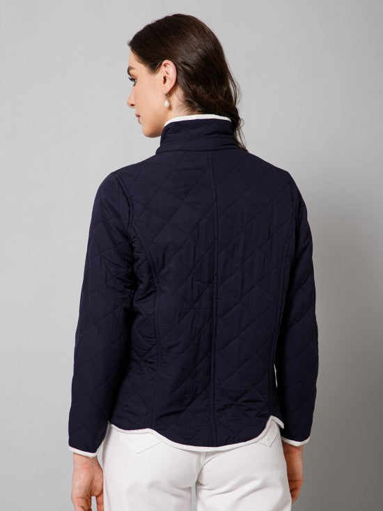 Solid Quilted Jacket