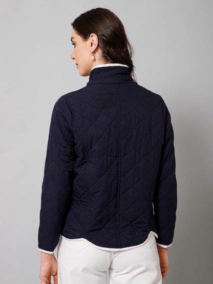 Solid Quilted Jacket