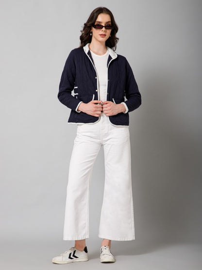 Solid Quilted Jacket