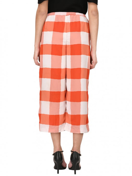 Checks printed culottes