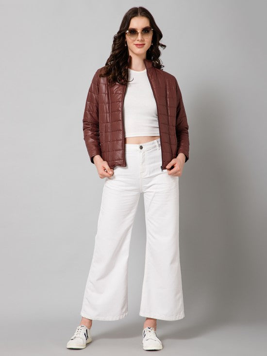 Solid Quilted Jacket