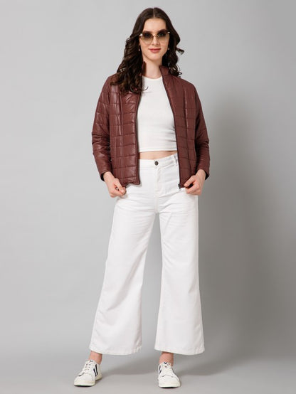 Solid Quilted Jacket