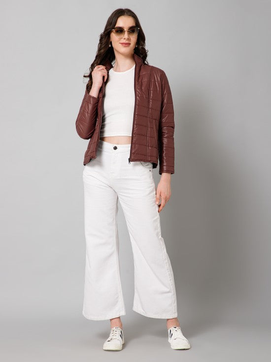 Solid Quilted Jacket