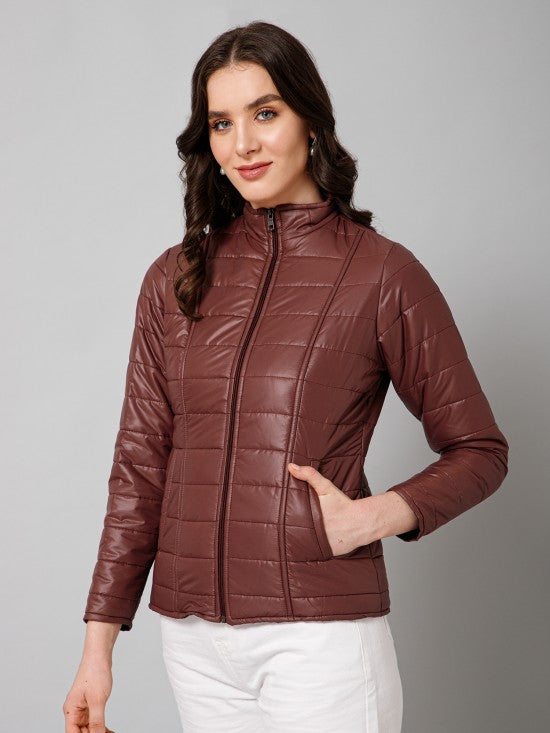 Solid Quilted Jacket