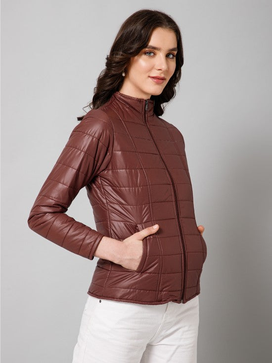 Solid Quilted Jacket
